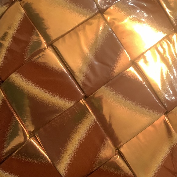 NWOT COPPER/Gold ECOIST recycled Candy Wrapper Bag!! - Picture 2 of 7